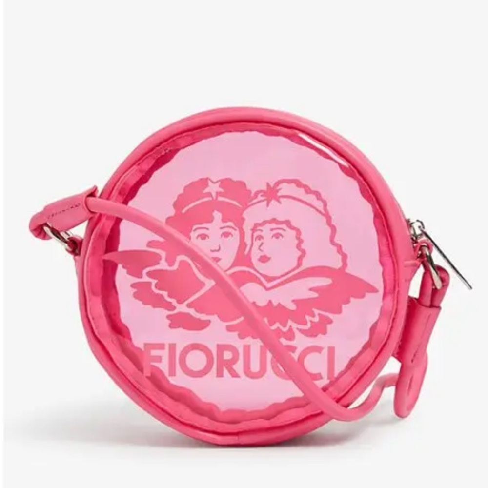 Fiorucci Pink Clear Crossbody Bag